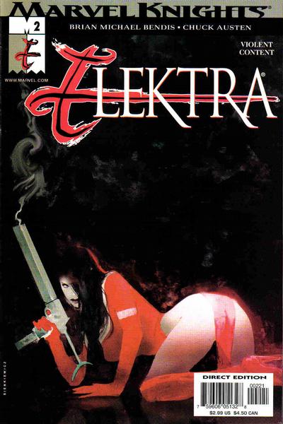 Elektra #2 [Bill Sienkiewicz Cover]