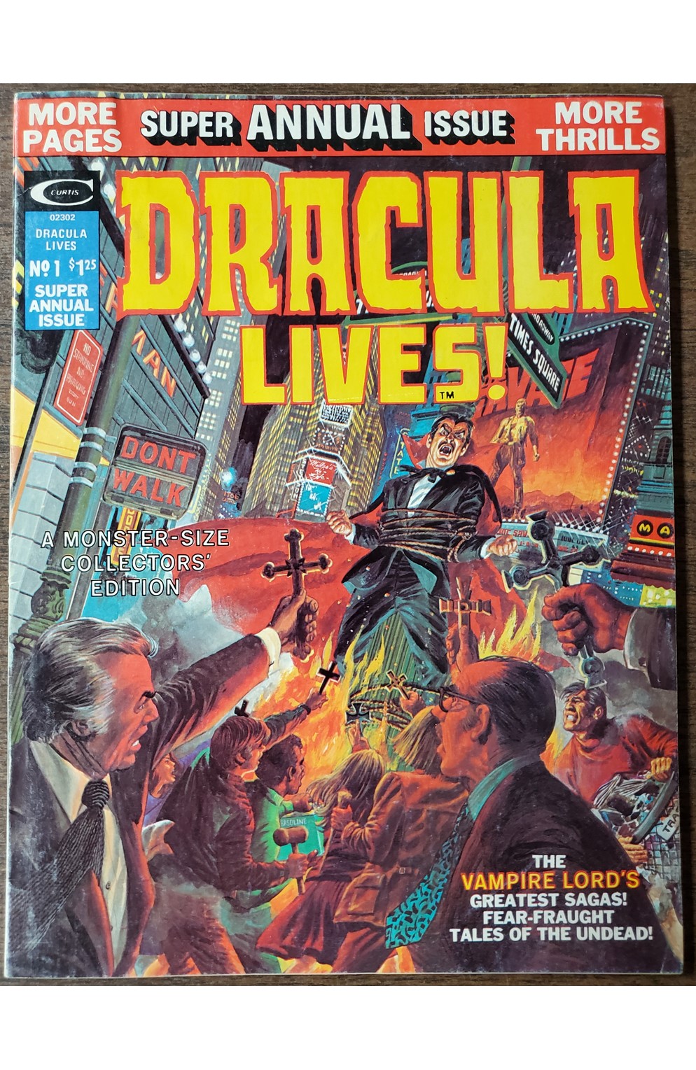 Dracula Lives Annual #1 (Marvel 1975) Black & White Magazine
