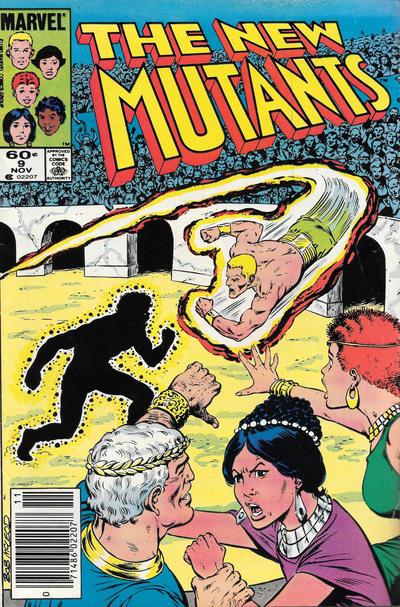The New Mutants #9 [Newsstand]-Fine (5.5 – 7)