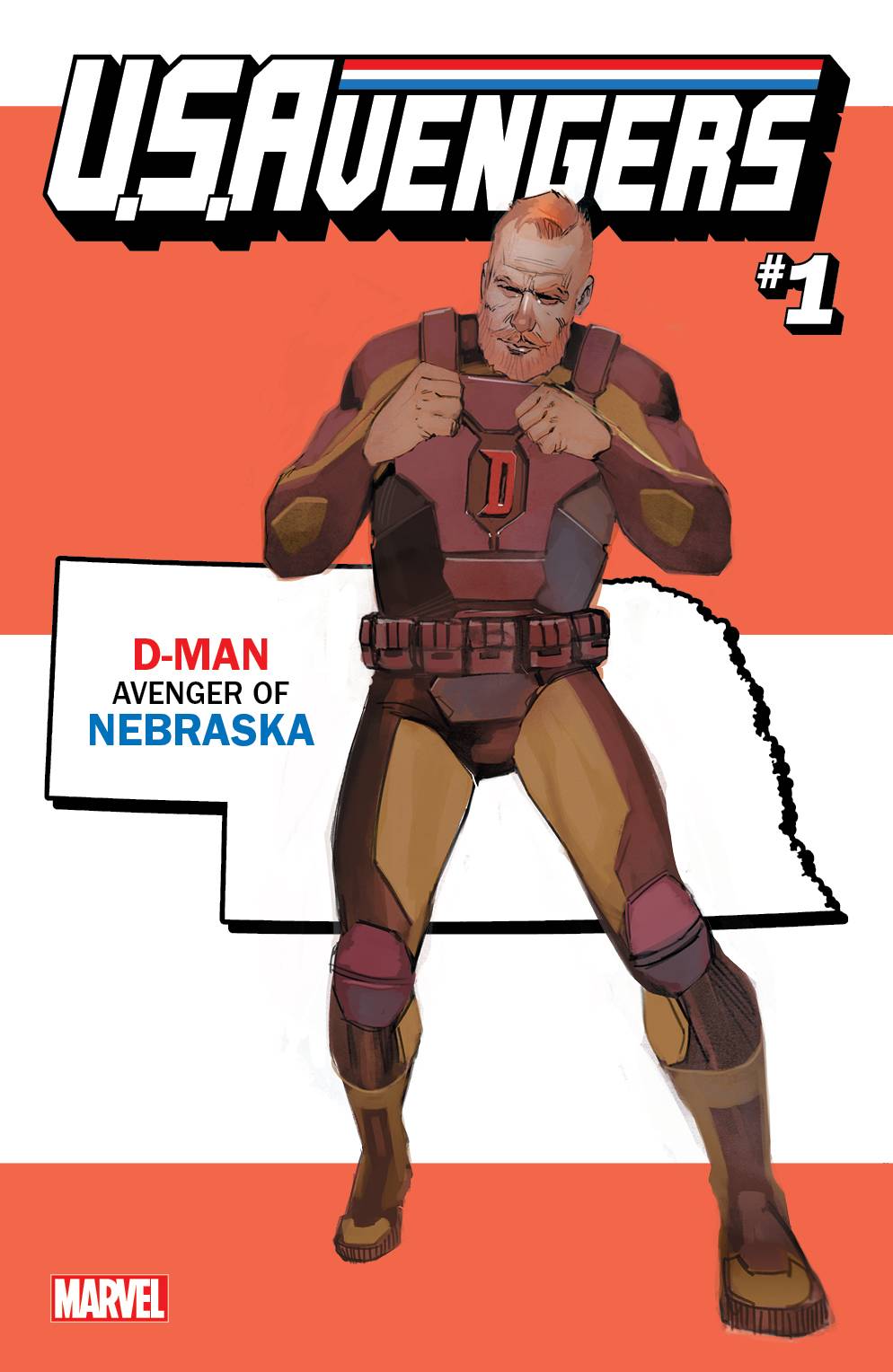 US Avengers #1 Reis Nebraska State Variant