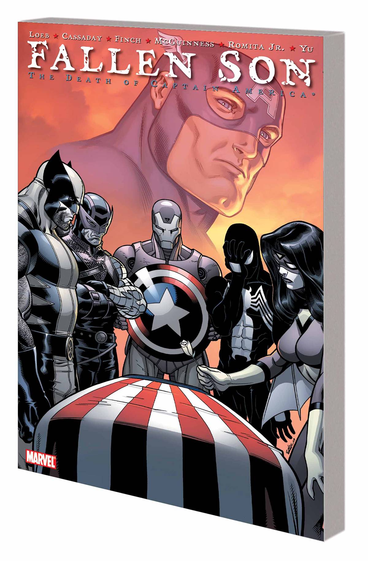 Fallen Son Death of Captain America Graphic Novel New Printing