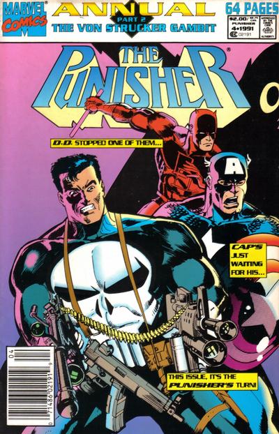 The Punisher Annual #4 [Newsstand]-Fine (5.5 – 7)