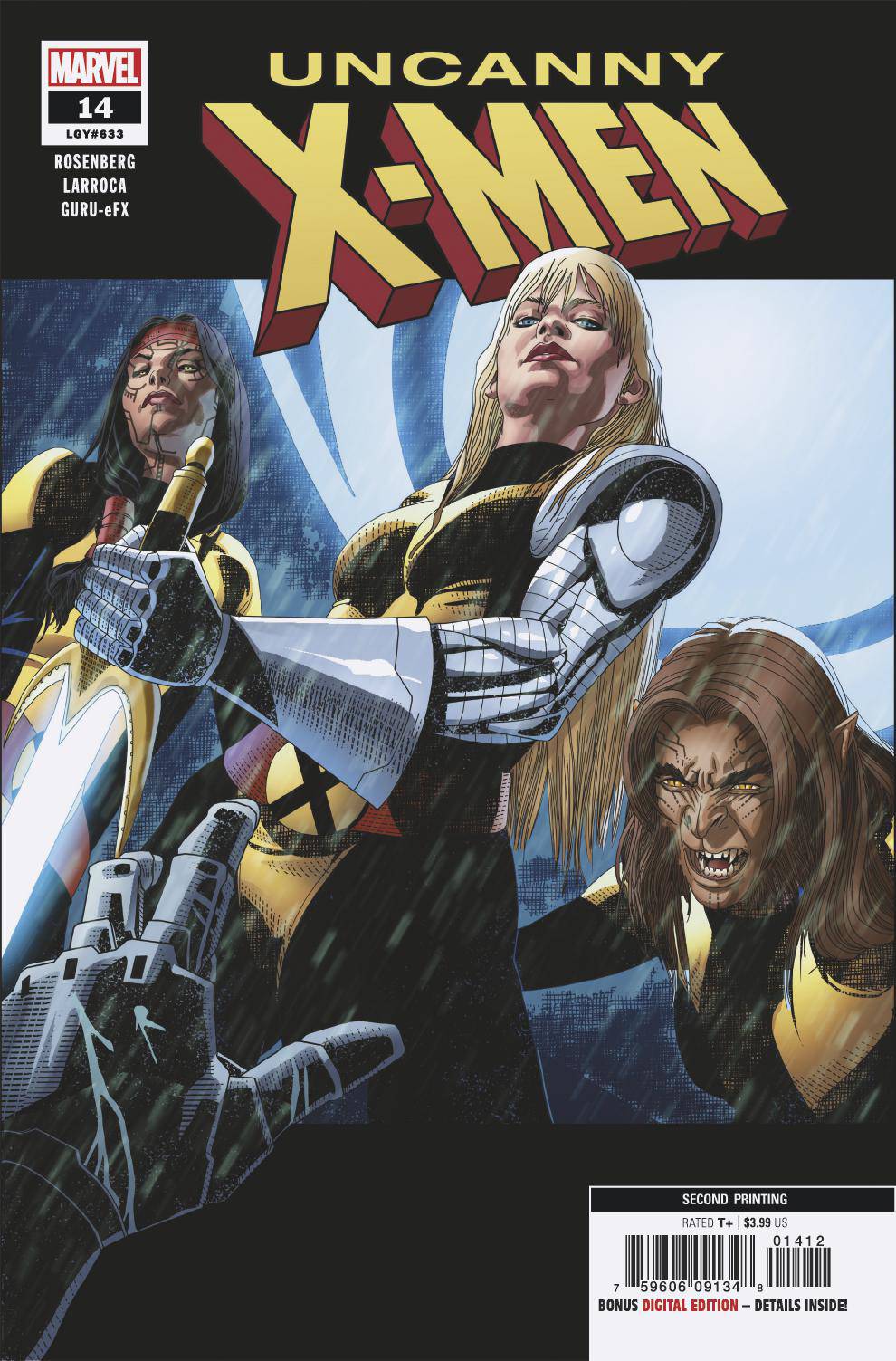 Uncanny X-Men #14 2nd Printing Lorroca Variant (2018)