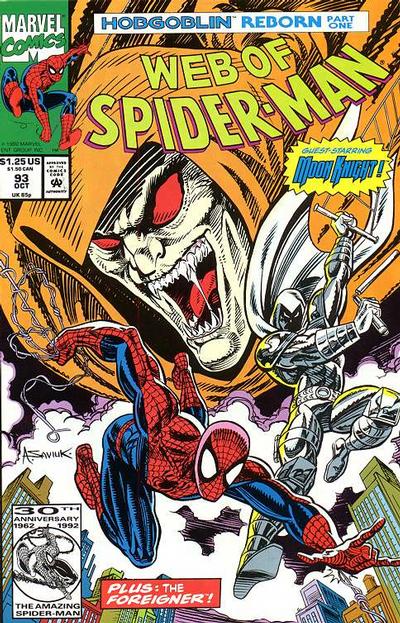 Web of Spider-Man #93 [Direct]-Very Good (3.5 – 5)