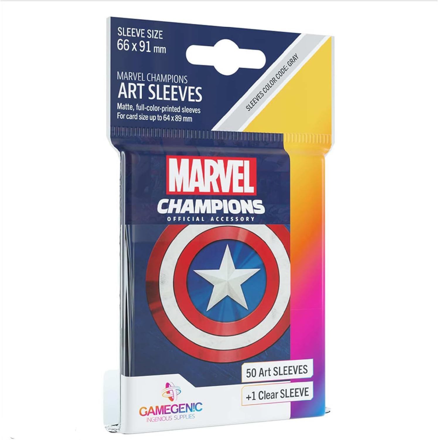 Marvel Champions: Captain America Sleeves 