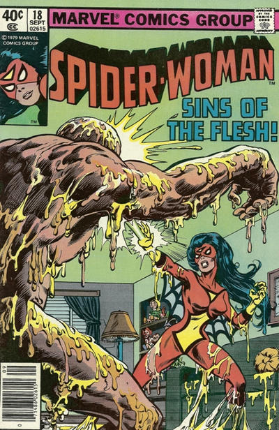 Spider-Woman #18 [Newsstand] (1978) - Fn/Vf 7.0