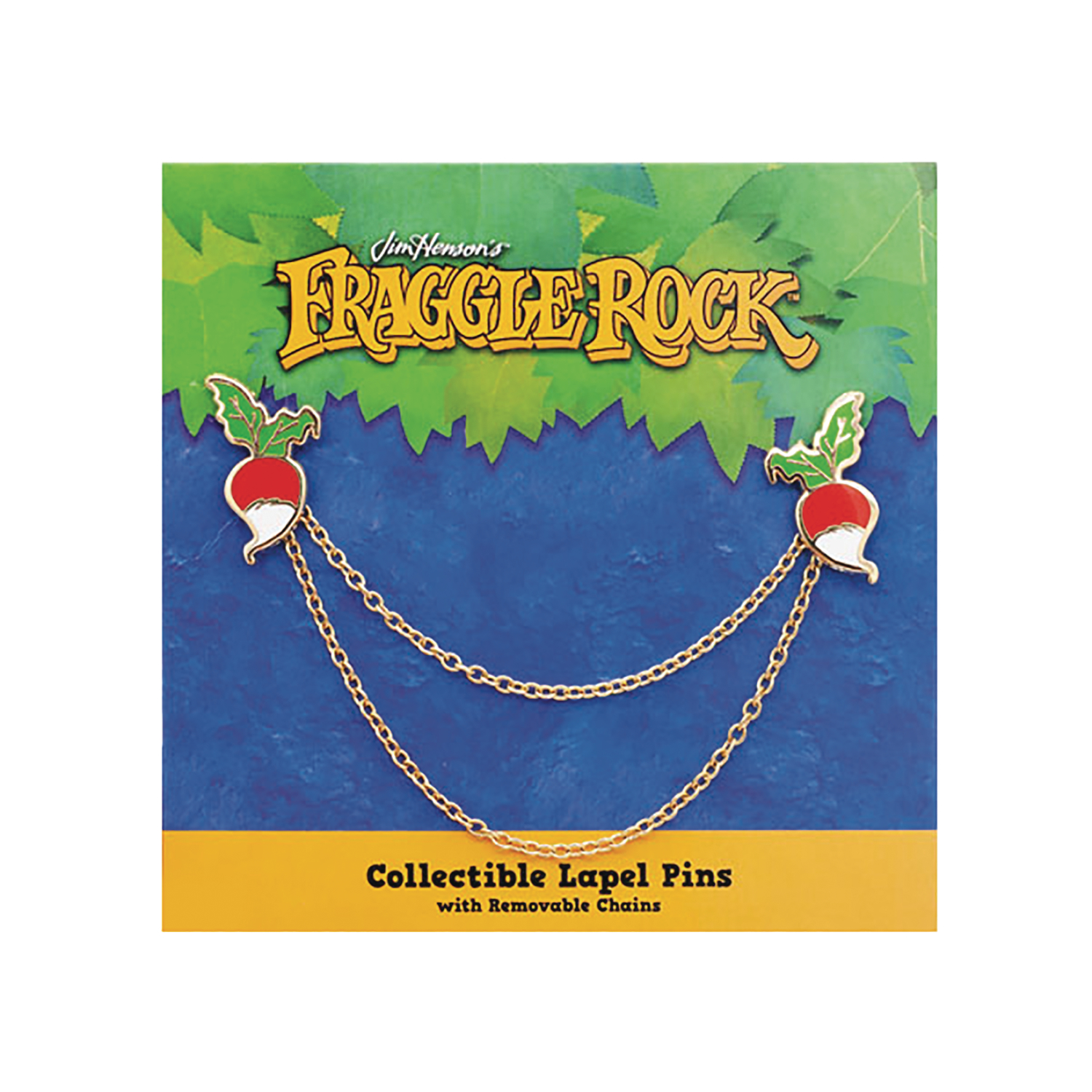 Little Shop of Pins Fraggle Rock Radish Pin Set W/chain