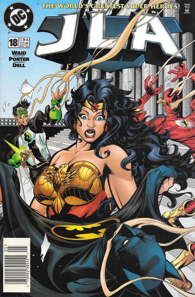 JLA #18 [Newsstand]-Fine (5.5 – 7)