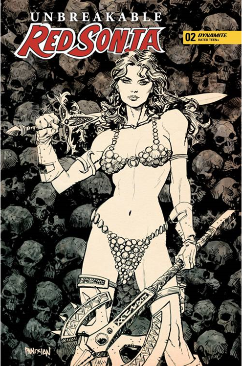 Unbreakable Red Sonja #2 Cover F 1 for 10 Incentive Panosian