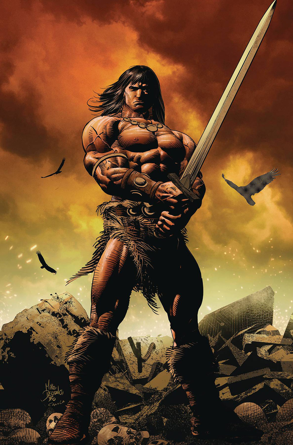 Conan the Barbarian (2023) #5 LCSD 2023 Foil Deodato Virgin (Mature)