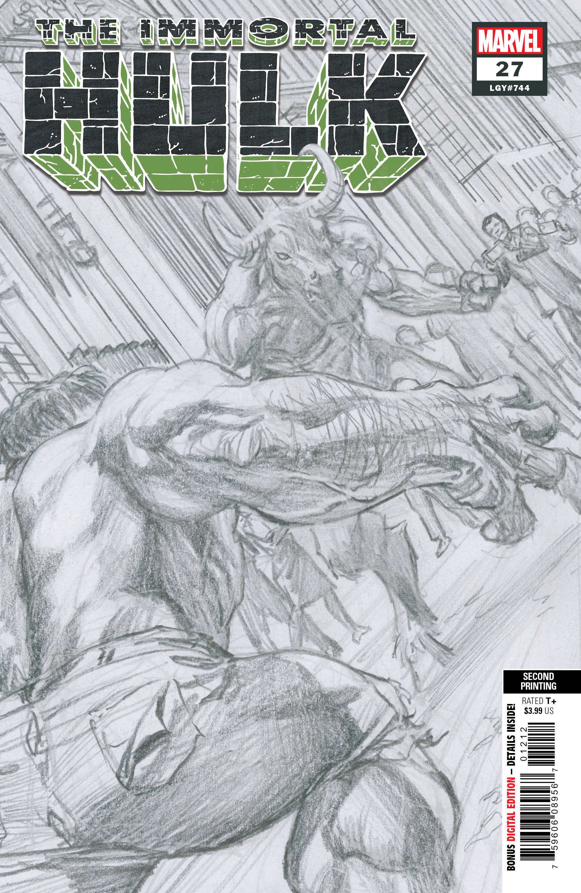 Immortal Hulk #27 2nd Printing Alex Ross Variant (2018)