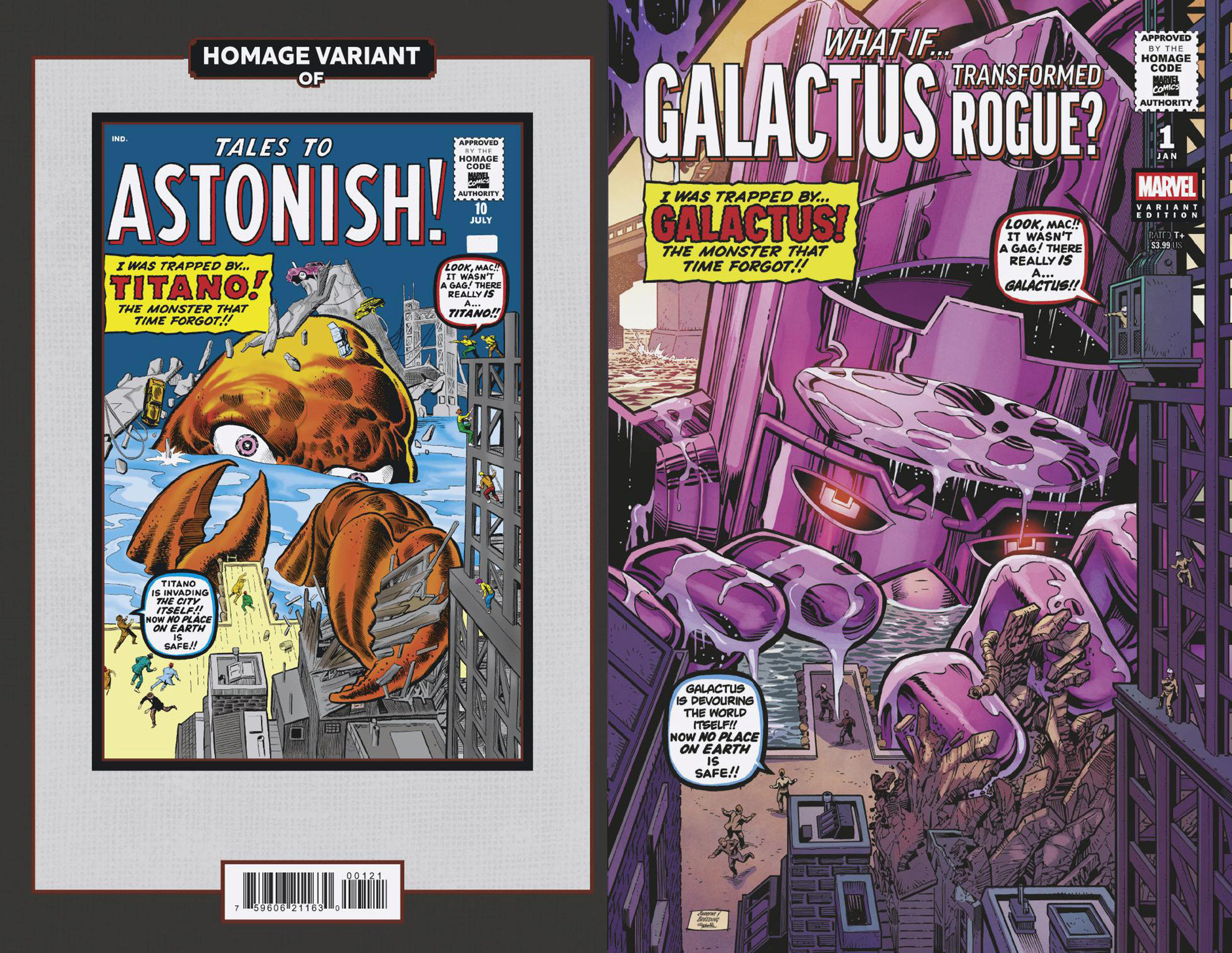 What If...? Galactus Galactus Transformed Rogue? #1 Dan Jurgens Sci-Fi Homage V Ariant