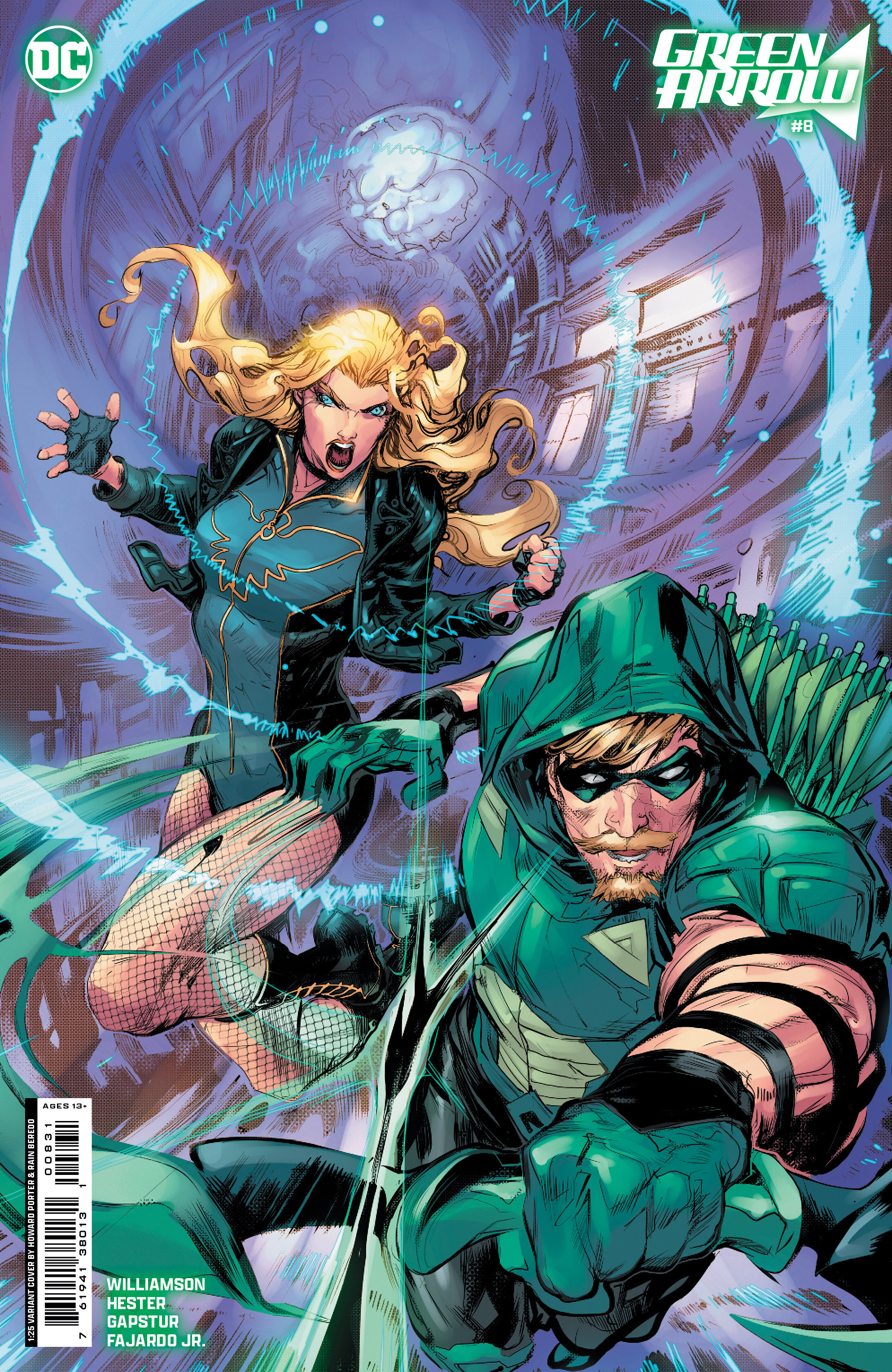Green Arrow #8 Cover C 1 for 25 Incentive Howard Porter Card Stock Variant