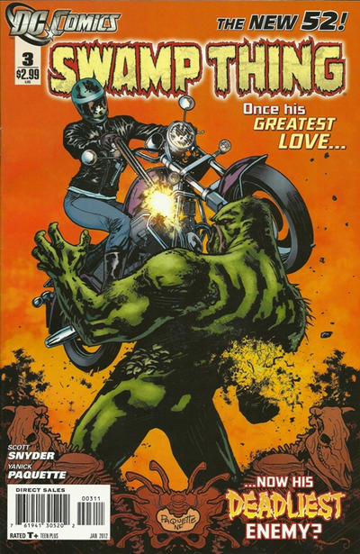 Swamp Thing #3 [Direct Sales] (2011) - Nm- 9.2