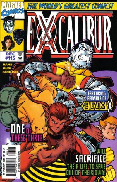 Excalibur #115 [Direct Edition]-Very Fine (7.5 – 9)