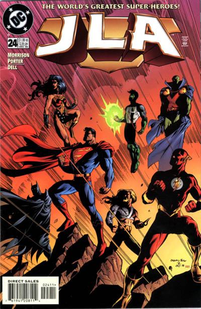 JLA #24 [Direct Sales]-Near Mint (9.2 - 9.8)