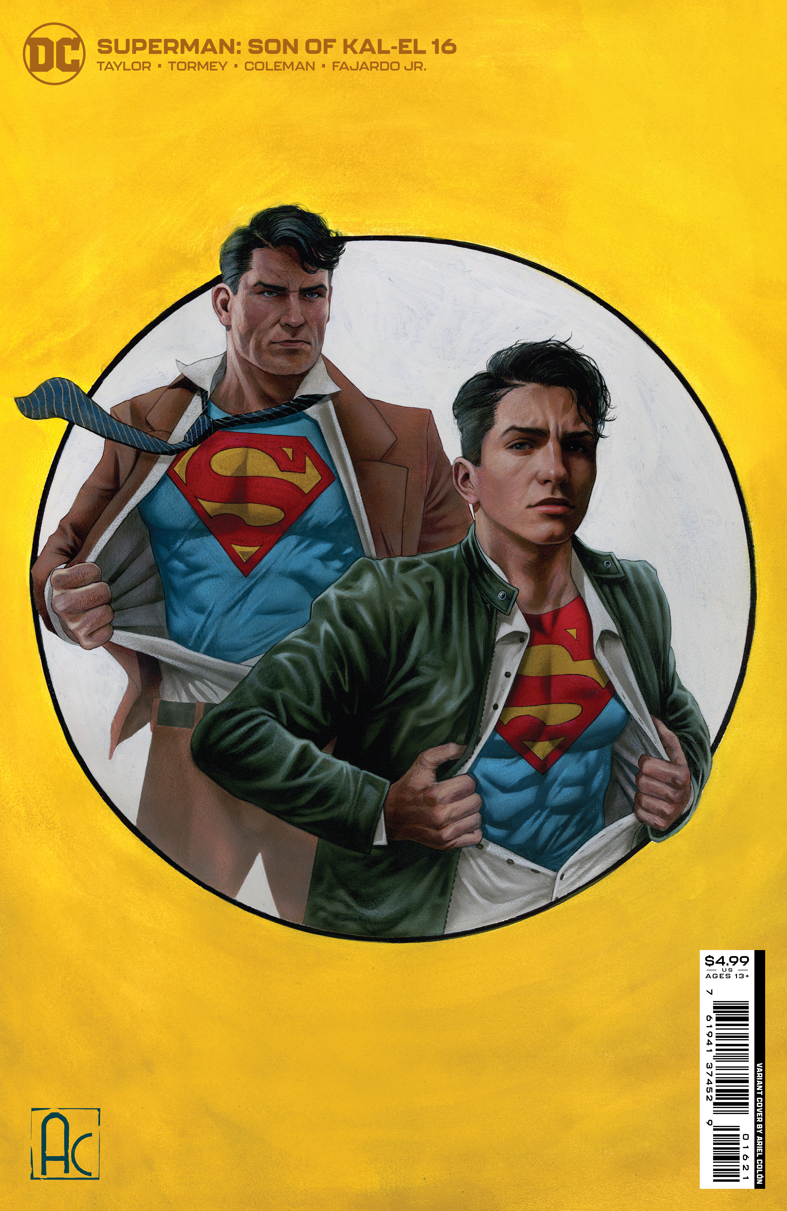 Superman Son of Kal-El #16 Cover B Ariel Colon Card Stock Variant (Kal-El Returns)