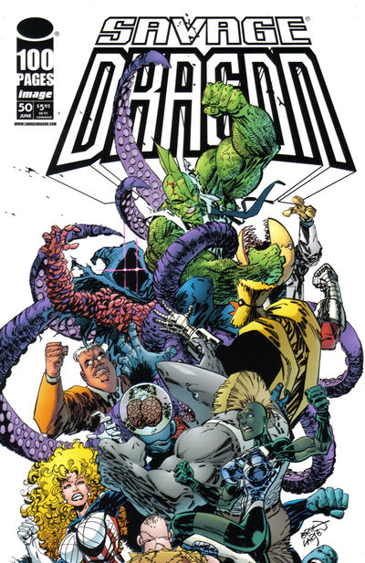 Savage Dragon #50-Fine (5.5 – 7)