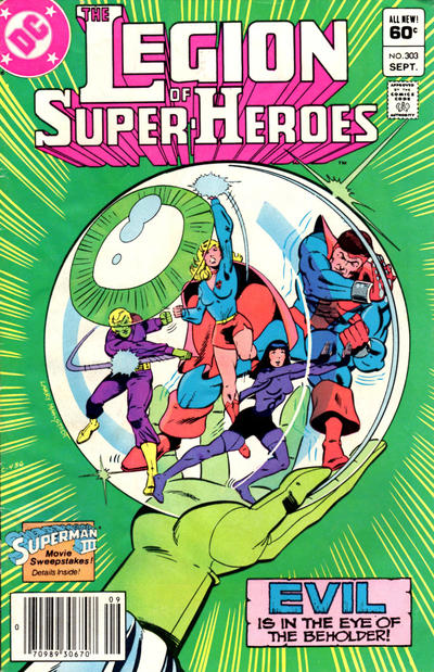 The Legion of Super-Heroes #303 [Newsstand]