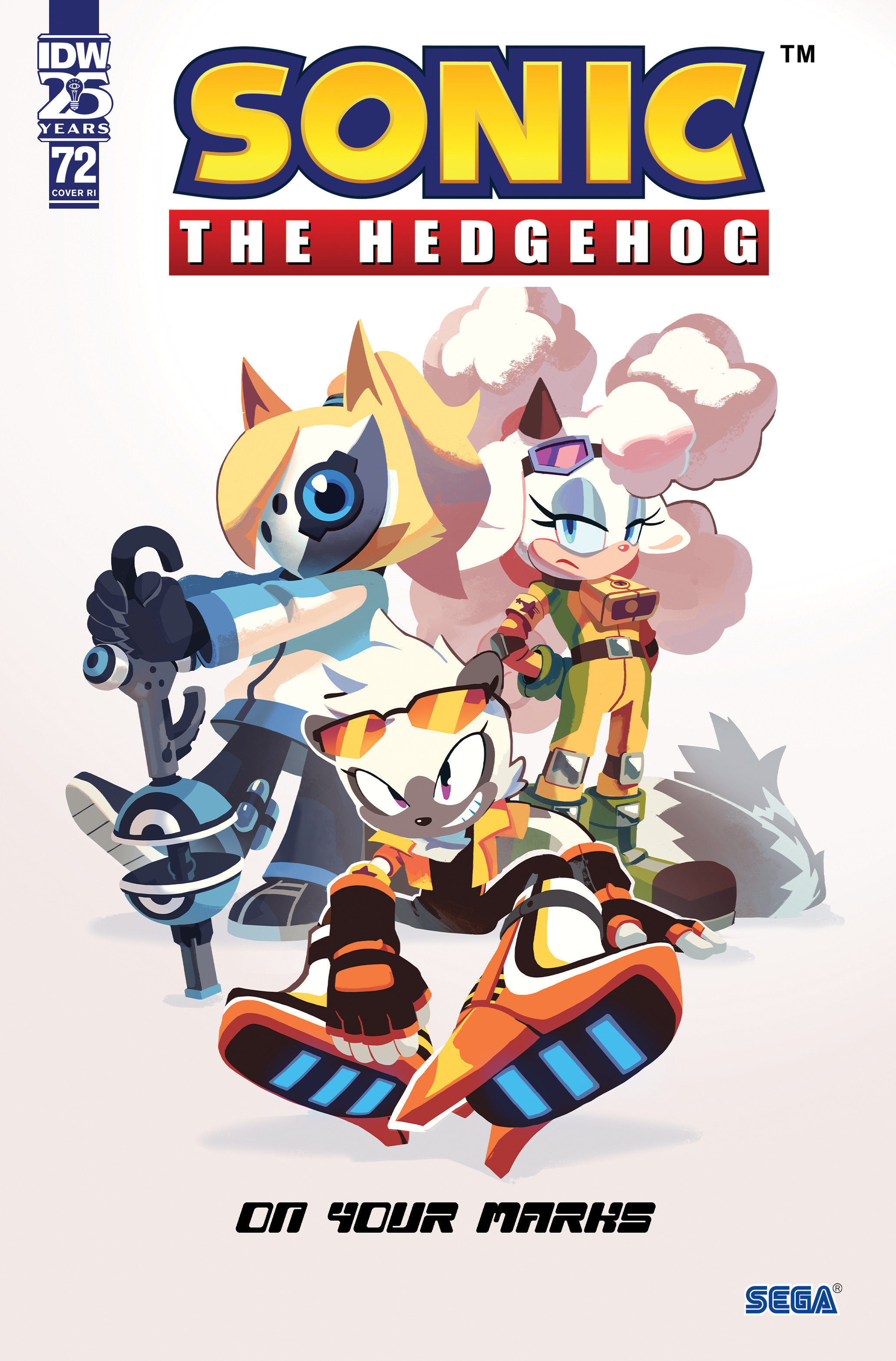 Sonic the Hedgehog #72 Cover Fourdraine 1 for 10 Incentive Variant