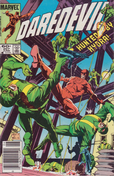 Daredevil #207 [Newsstand]-Very Good (3.5 – 5)