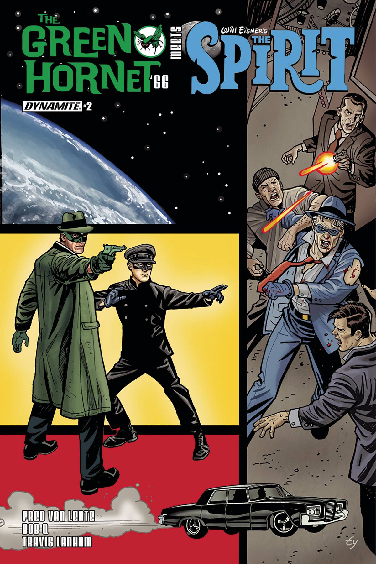 Green Hornet 66 Meets Spirit #2 Cover A Templeton