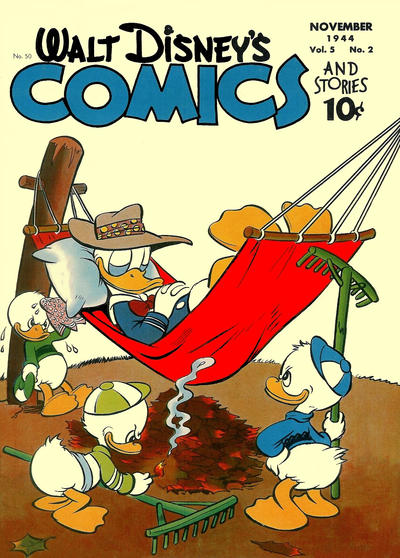 Walt Disney's Comics And Stories #50-Good, Chew Bottom Right Corner