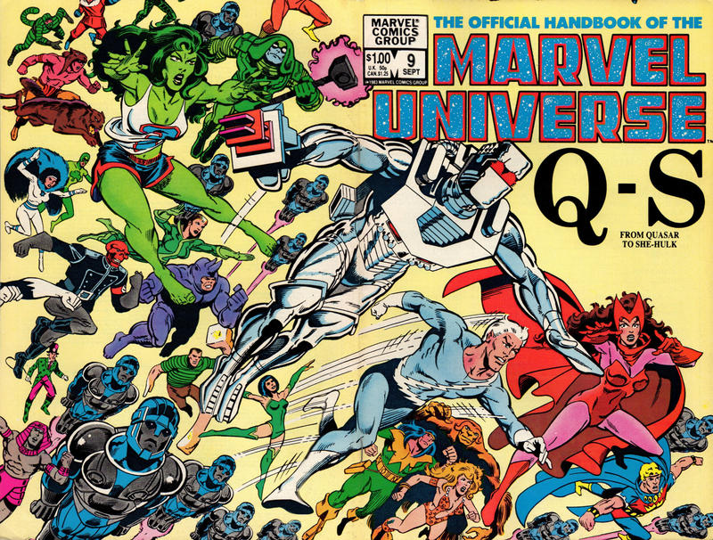 The Official Handbook of The Marvel Universe #9 [Direct]-F/Vf