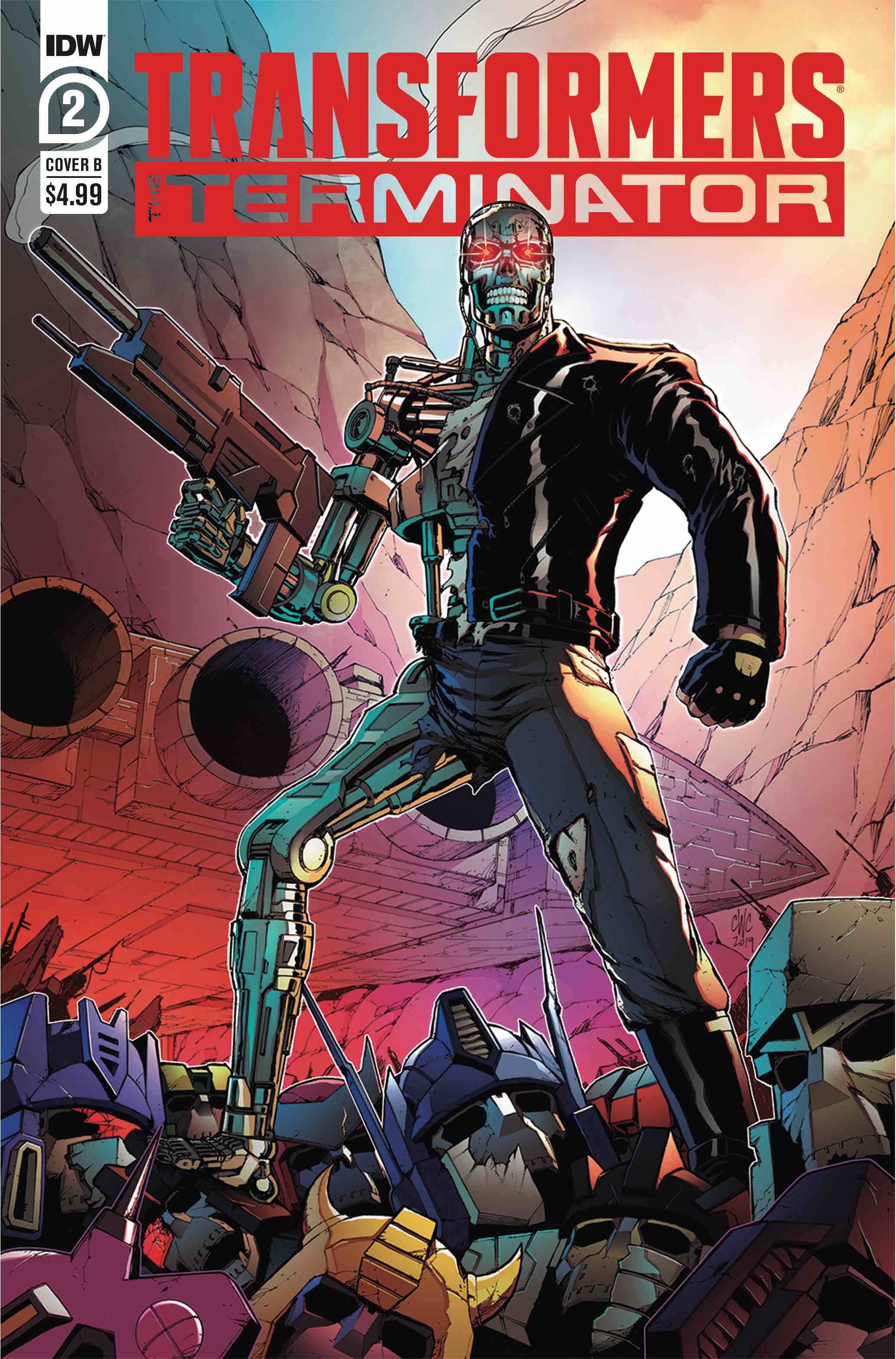Transformers Vs Terminator #2 Cover B Coller (Of 4)