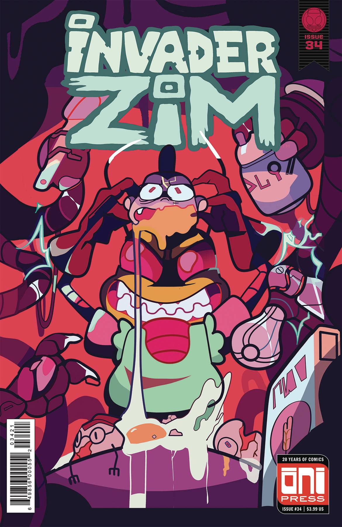 Invader Zim #34 Cover B Mosley Variant