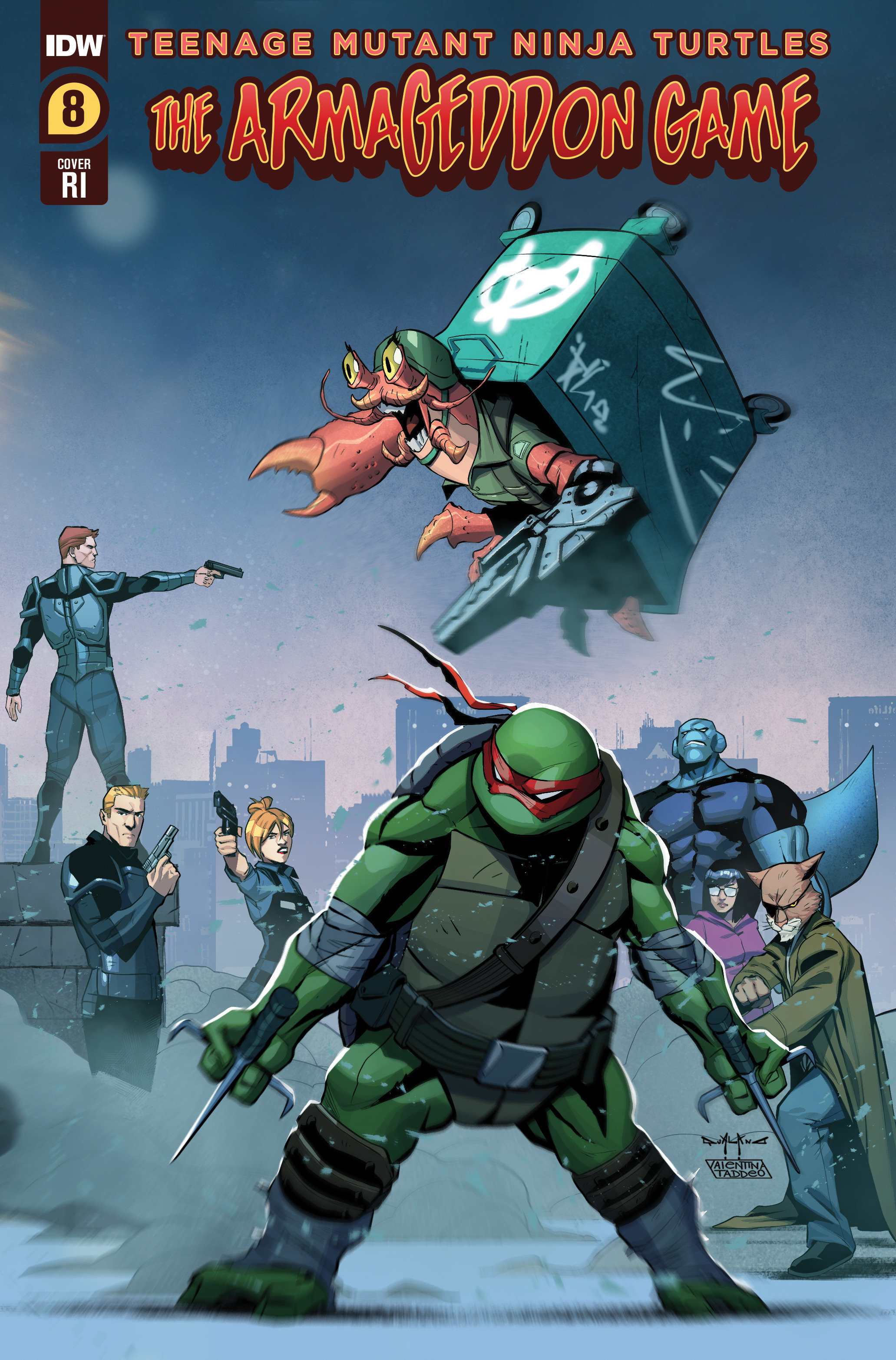 Teenage Mutant Ninja Turtles Armageddon Game #8 Cover D 1 for 10 Incentive Qualano