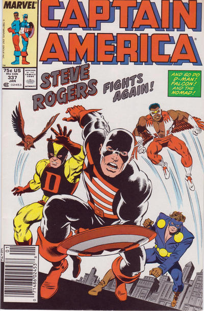 Captain America #337 [Newsstand](1968)-Very Good (3.5 – 5)