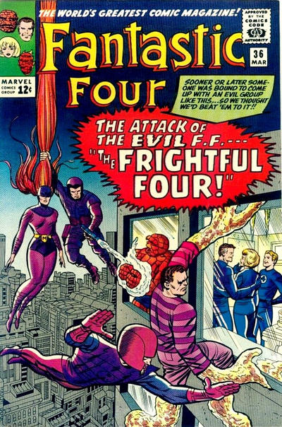 Fantastic Four #36 (1961)- G/Vg 3.0