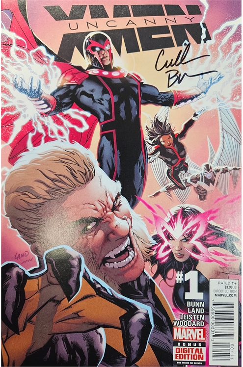 Uncanny X-Men #1 - Nm 9.4 Signed By Cullen Bunn