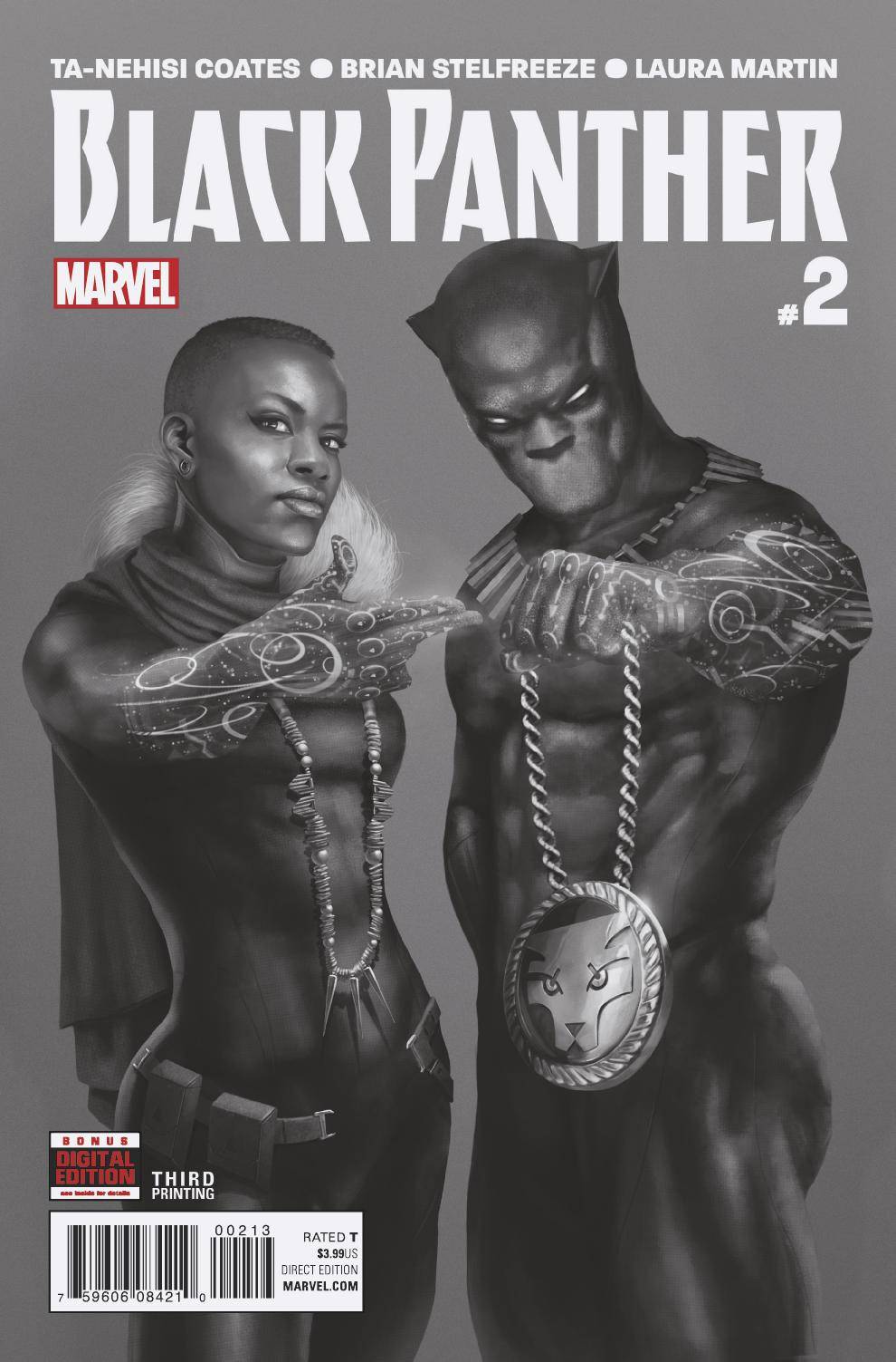 Black Panther #2 Rahzzah Run Jewels 3rd Printing Variant (2016)