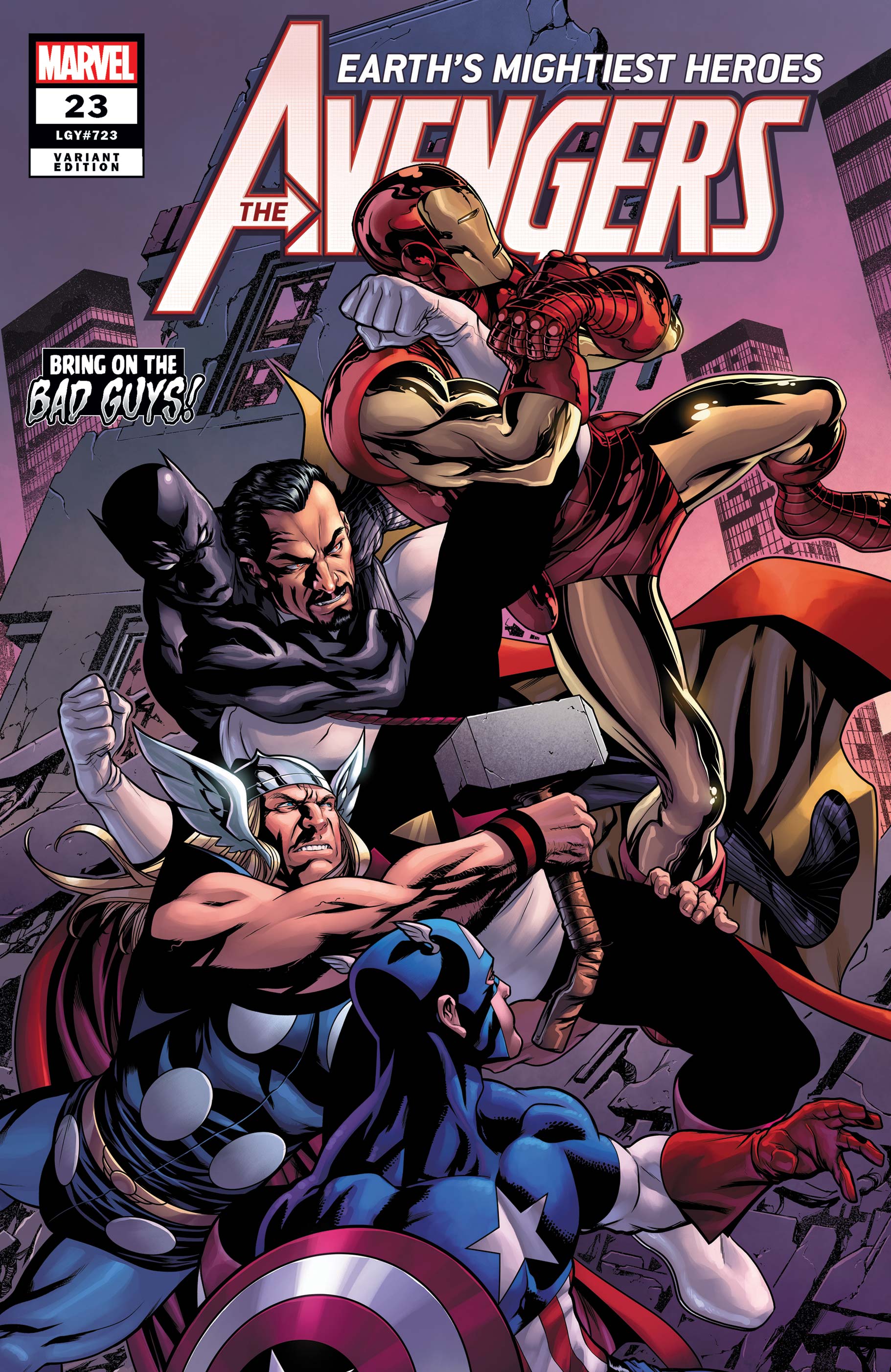 Avengers #23 Mckone Bring On the Bad Guys Variant (2018)