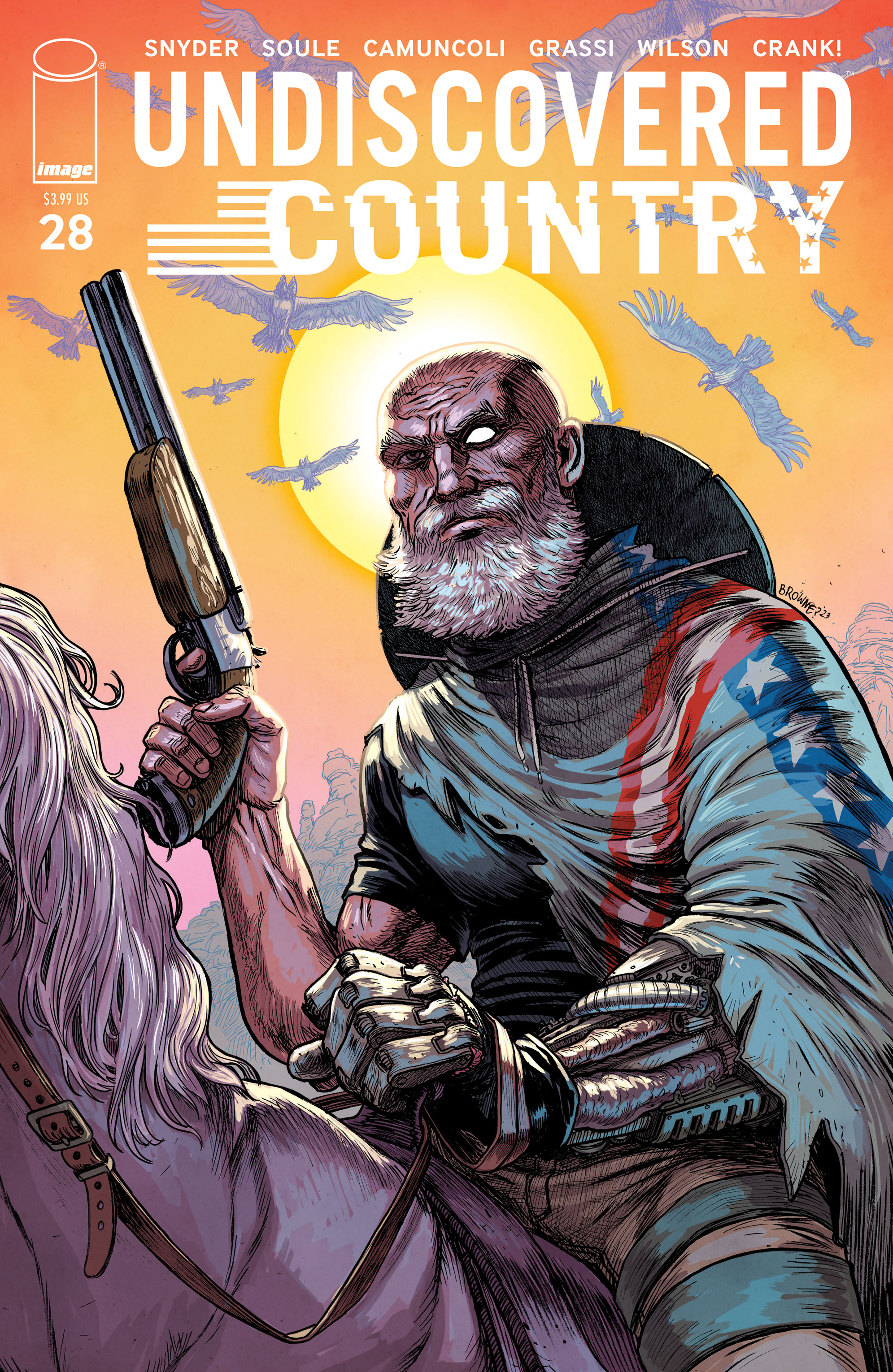 Undiscovered Country #28 Cover B Brown (Mature)