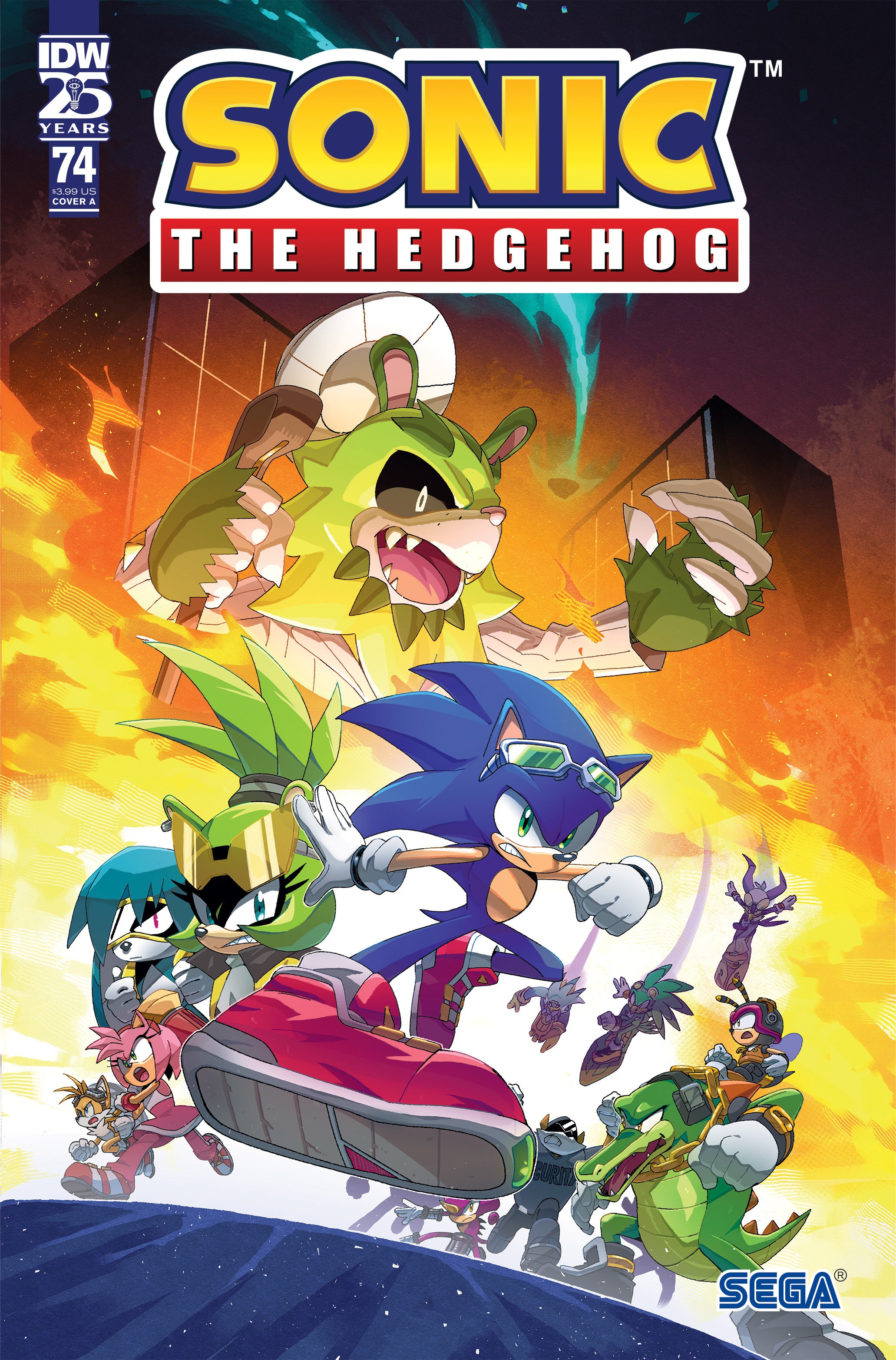 Sonic the Hedgehog #74 Cover A Arq