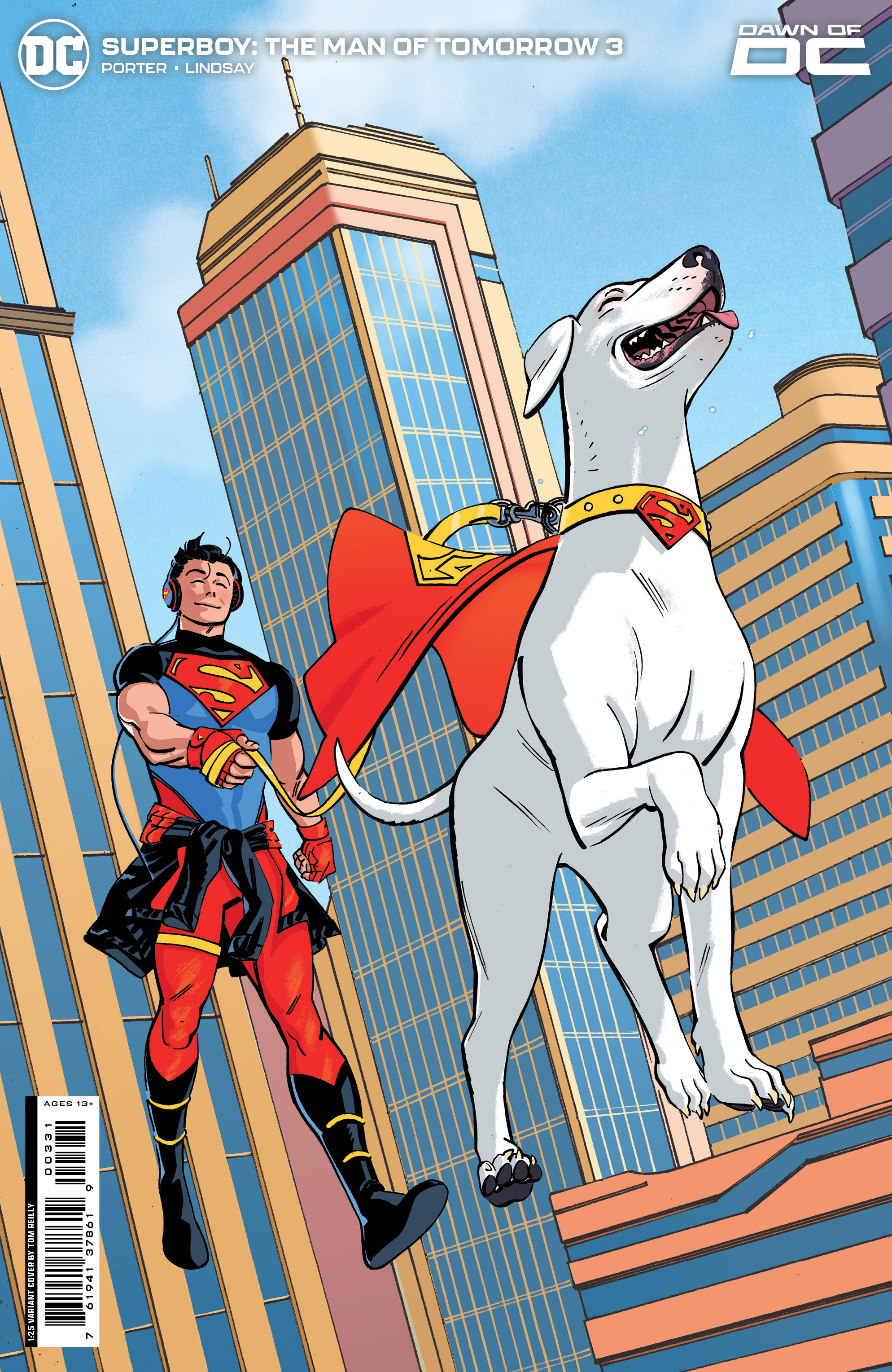 Superboy The Man of Tomorrow #3 Cover C 1 for 25 Incentive Tom Reilly Card Stock Variant (Of 6)
