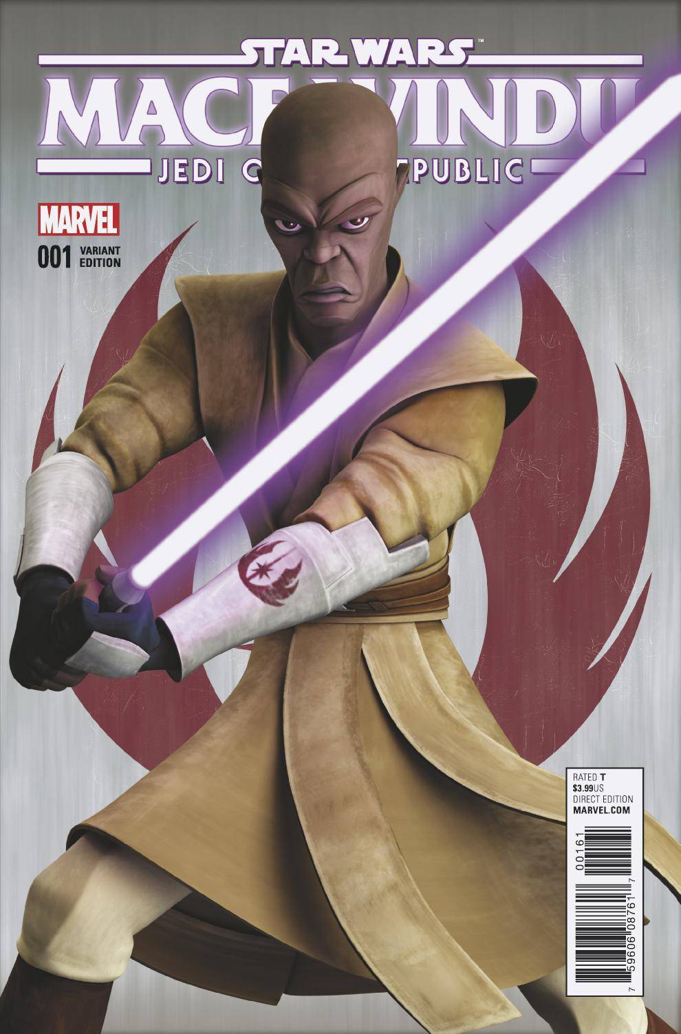 Star Wars Jedi Republic Mace Windu #1 Animation Variant