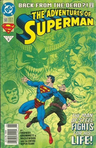 Adventures of Superman #500 [Newsstand]