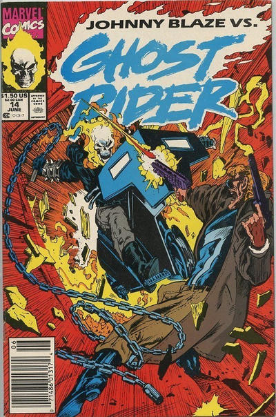 Ghost Rider #14 [Newsstand]-Very Fine