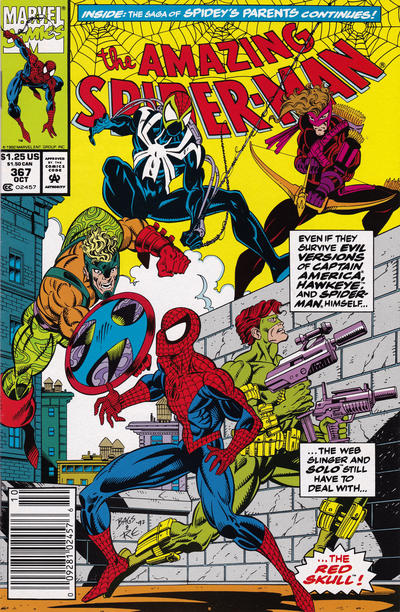 The Amazing Spider-Man #367 [Newsstand]-Very Good (3.5 – 5)