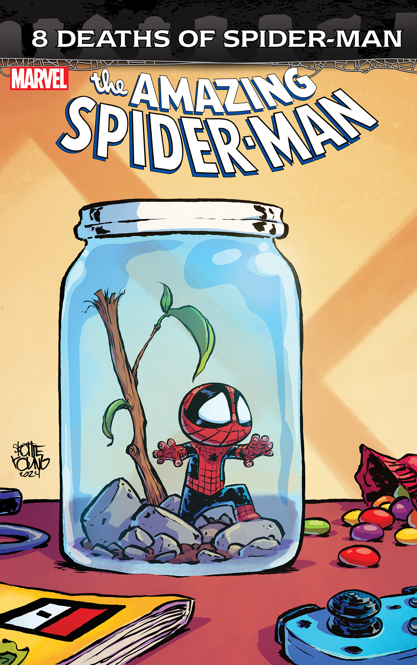 Amazing Spider-Man #65 Skottie Young 8 Deaths of Spider-Man Variant