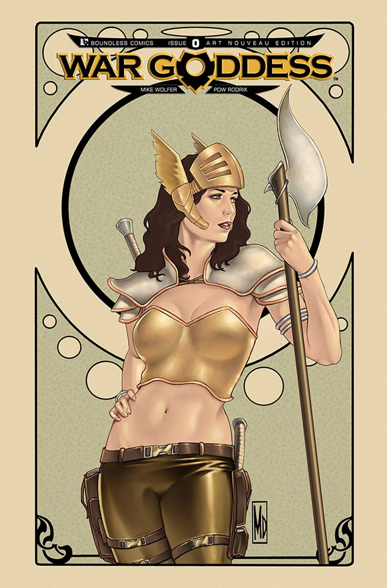 War Goddess #0 Art Nouveau Variant (Mature)