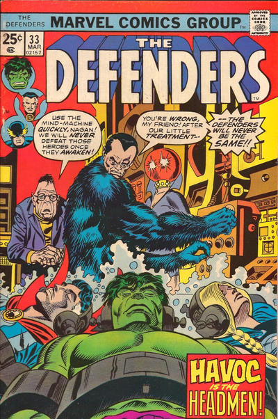 The Defenders #33 [Regular Edition] - Fn/Vf 7.0