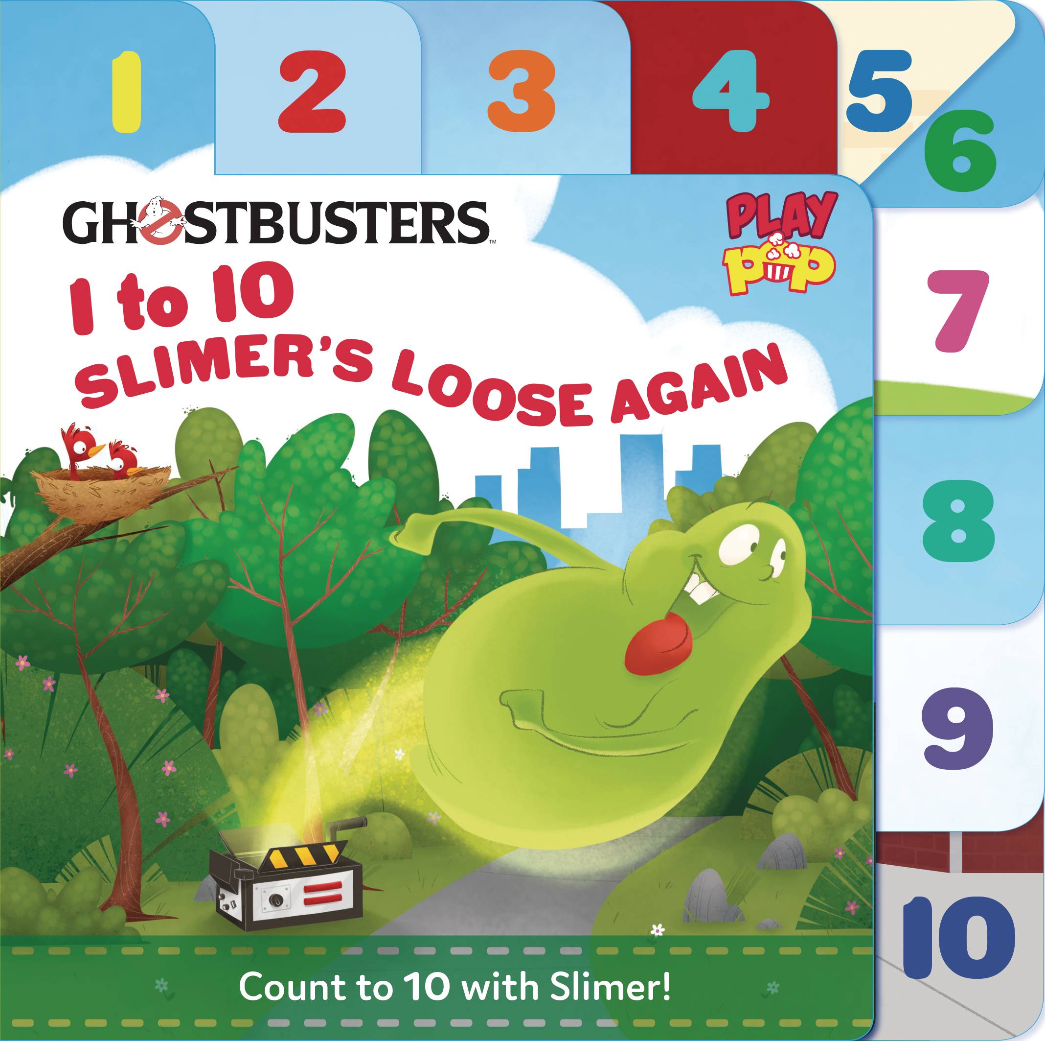 Ghostbusters 1 To 10 Slimers Loose Again Board Book