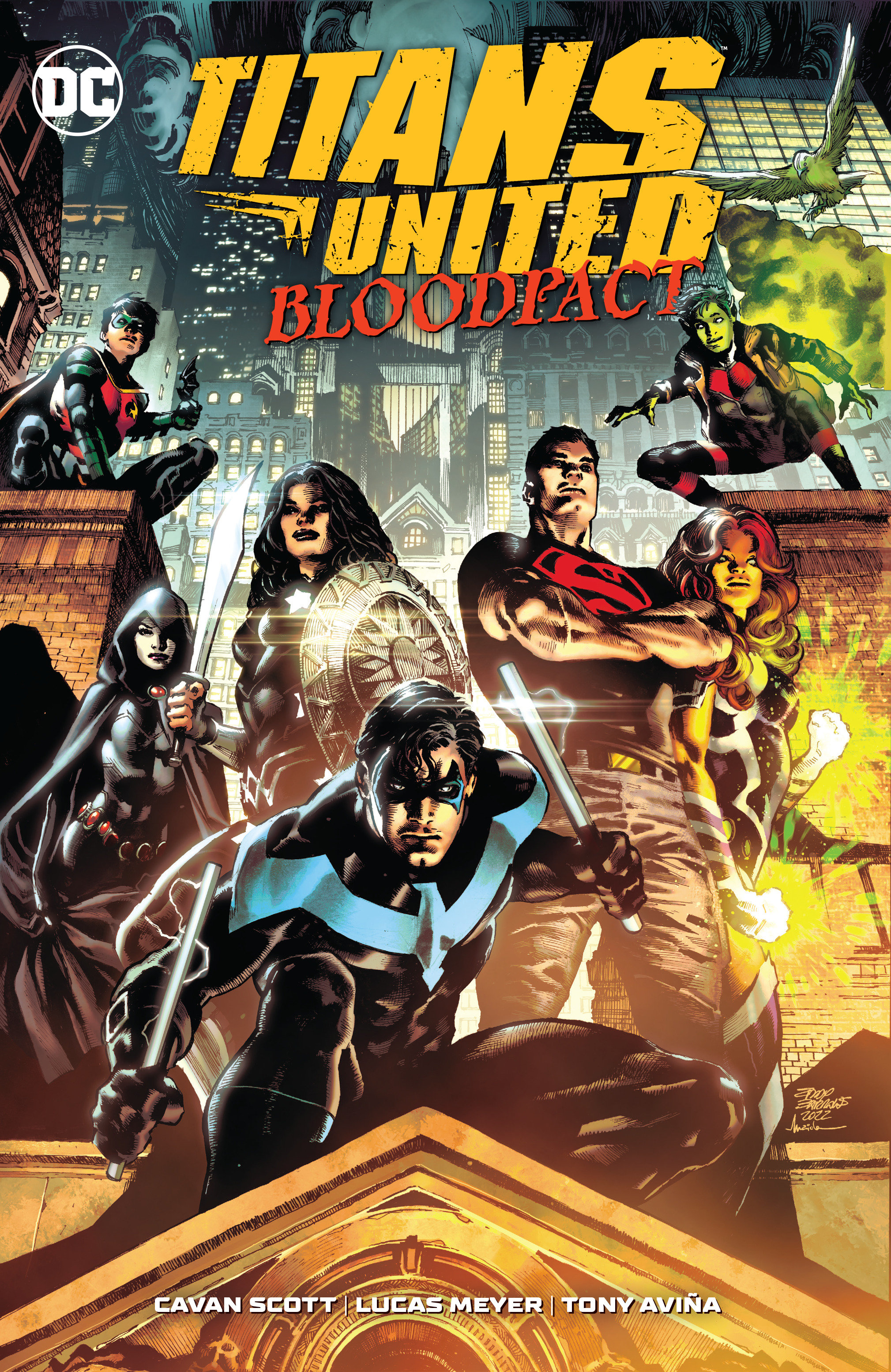 Titans United Bloodpact Graphic Novel