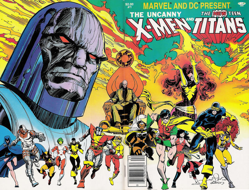 Marvel And DC Present Featuring The Uncanny X-Men And The New Teen Titans [Newsstand-Near Mint (9.2 