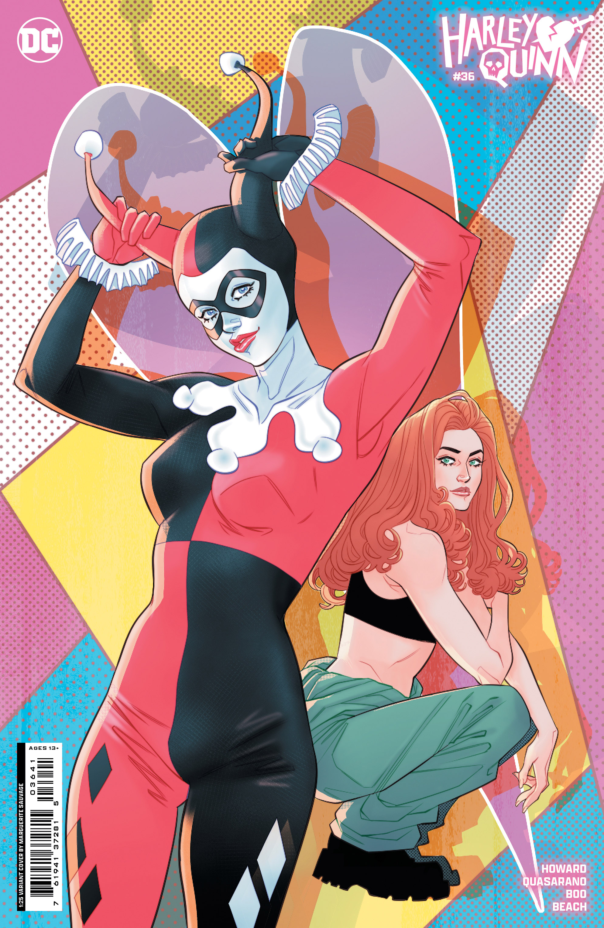 Harley Quinn #36 Cover C 1 for 25 Incentive Marguerite Sauvage Card Stock Variant